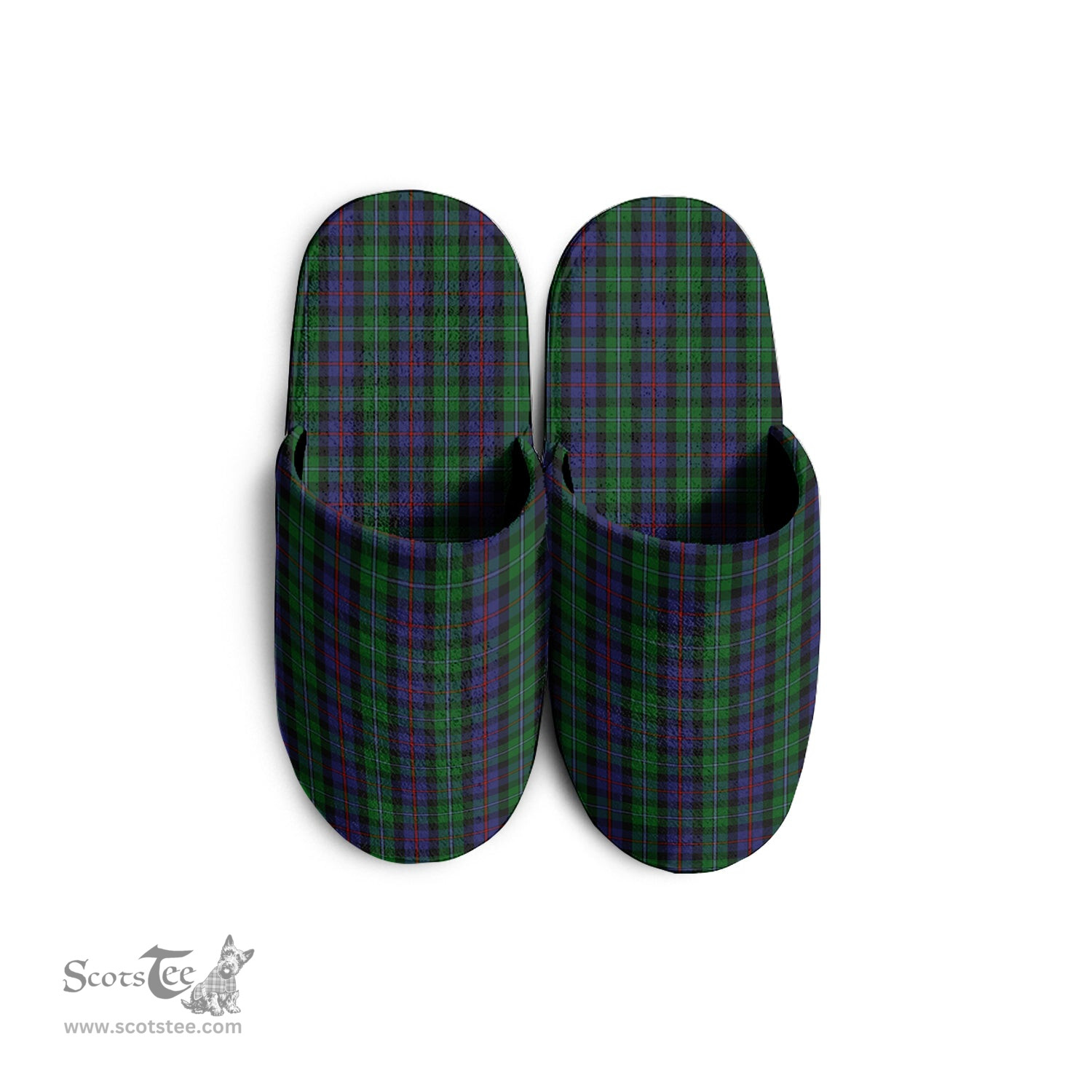 Scottish Campbell of Cawdor Clan Tartan House Slippers