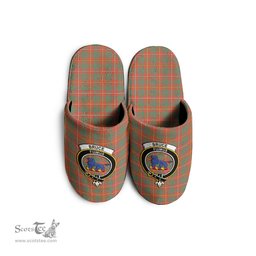 Scottish Bruce Ancient Clan Family Crest Tartan House Slippers