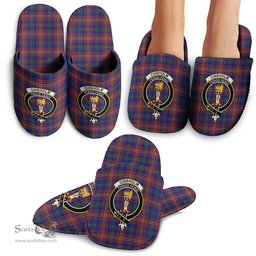 Scottish Chisholm Hunting Modern Clan Family Crest Tartan House Slippers