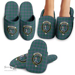 Scottish Carmichael Ancient Clan Family Crest Tartan House Slippers