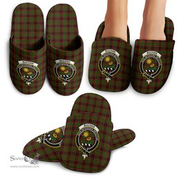 Scottish Buchan Modern Clan Family Crest Tartan House Slippers