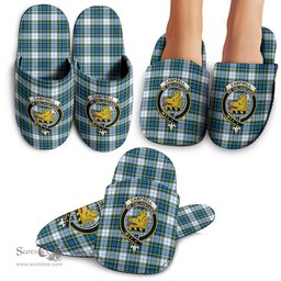 Scottish Campbell Dress Ancient Clan Family Crest Tartan House Slippers