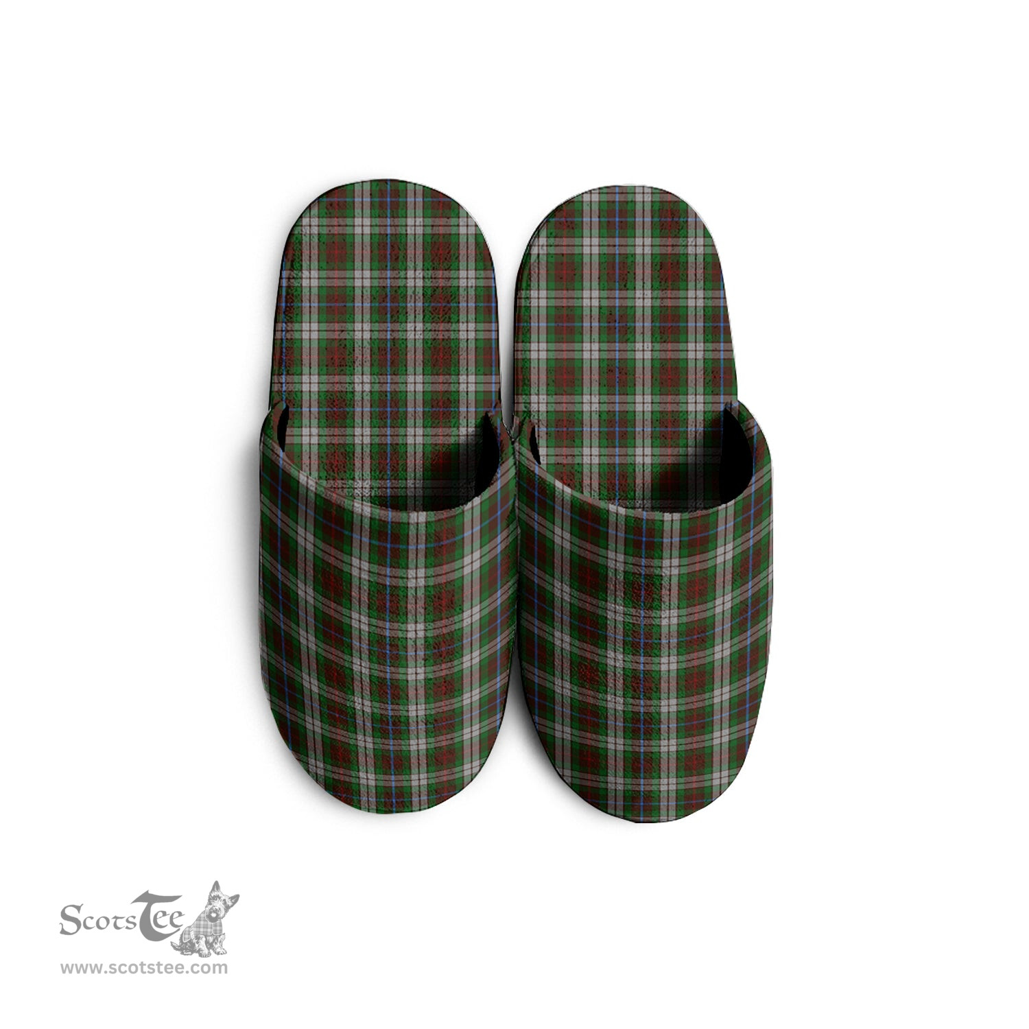 Scottish Fraser Hunting Dress Clan Tartan House Slippers