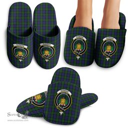 Scottish Dundas Clan Family Crest Tartan House Slippers