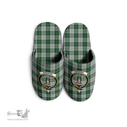 Scottish Erskine Green Clan Family Crest Tartan House Slippers