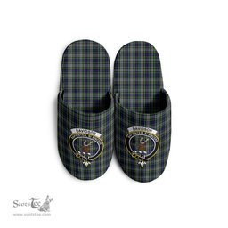 Scottish Davidson of Tulloch Dress Clan Family Crest Tartan House Slippers