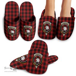 Scottish Cunningham Clan Family Crest Tartan House Slippers