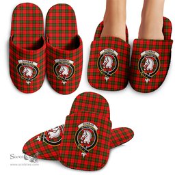 Scottish Dunbar Modern Clan Family Crest Tartan House Slippers