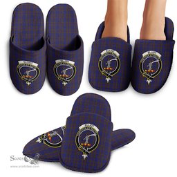 Scottish Elliot Clan Family Crest Tartan House Slippers