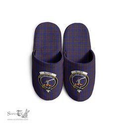 Scottish Elliot Clan Family Crest Tartan House Slippers