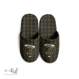 Scottish Fraser Hunting Clan Family Crest Tartan House Slippers