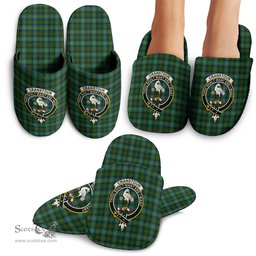 Scottish Cranstoun Clan Family Crest Tartan House Slippers