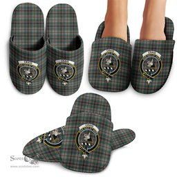 Scottish Craig Ancient Clan Family Crest Tartan House Slippers