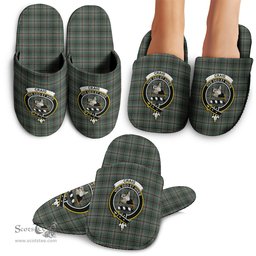 Scottish Craig Clan Family Crest Tartan House Slippers