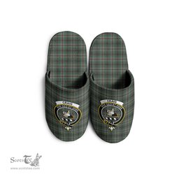 Scottish Craig Clan Family Crest Tartan House Slippers
