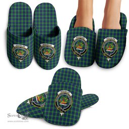 Scottish Douglas Clan Family Crest Tartan House Slippers
