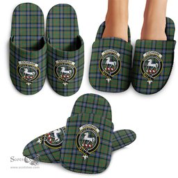 Scottish Cochrane Ancient Clan Family Crest Tartan House Slippers