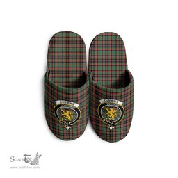 Scottish Cumming Hunting Ancient Clan Family Crest Tartan House Slippers