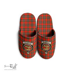 Scottish Drummond of Perth Clan Family Crest Tartan House Slippers