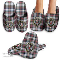 Scottish Dennistoun Clan Family Crest Tartan House Slippers