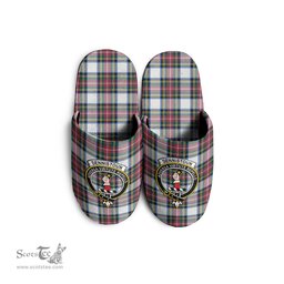 Scottish Dennistoun Clan Family Crest Tartan House Slippers