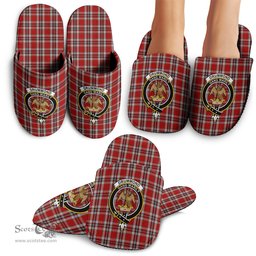 Scottish Drummond of Perth Dress Clan Family Crest Tartan House Slippers
