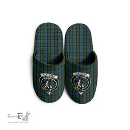 Scottish Fletcher of Dunans Clan Family Crest Tartan House Slippers