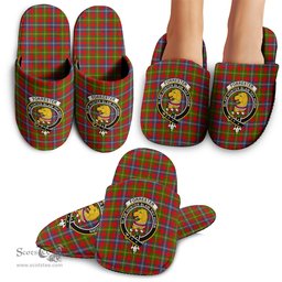 Scottish Forrester Clan Family Crest Tartan House Slippers