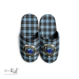 Scottish Clark (Lion) Ancient Clan Family Crest Tartan House Slippers