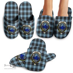 Scottish Clark (Lion) Ancient Clan Family Crest Tartan House Slippers