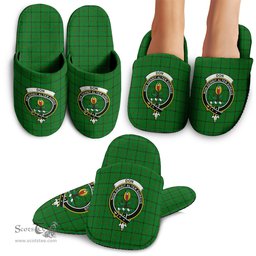 Scottish Don Clan Family Crest Tartan House Slippers