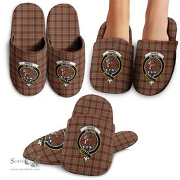 Scottish Innes Ancient Clan Family Crest Tartan House Slippers