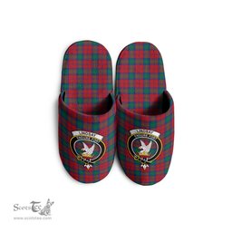 Scottish Lindsay Modern Clan Family Crest Tartan House Slippers