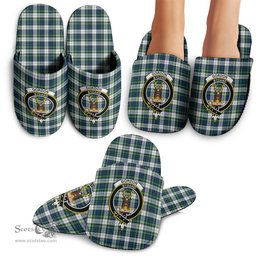 Scottish Gordon Dress Ancient Clan Family Crest Tartan House Slippers