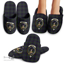 Scottish Lumsden Hunting Clan Family Crest Tartan House Slippers