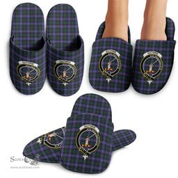 Scottish Guthrie Modern Clan Family Crest Tartan House Slippers