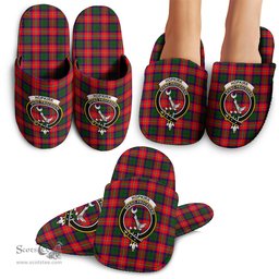 Scottish Hopkirk Clan Family Crest Tartan House Slippers