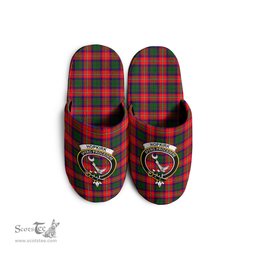 Scottish Hopkirk Clan Family Crest Tartan House Slippers