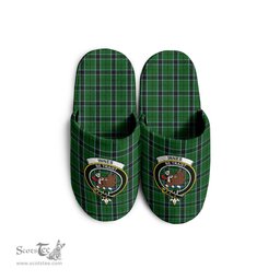 Scottish Innes Hunting Clan Family Crest Tartan House Slippers