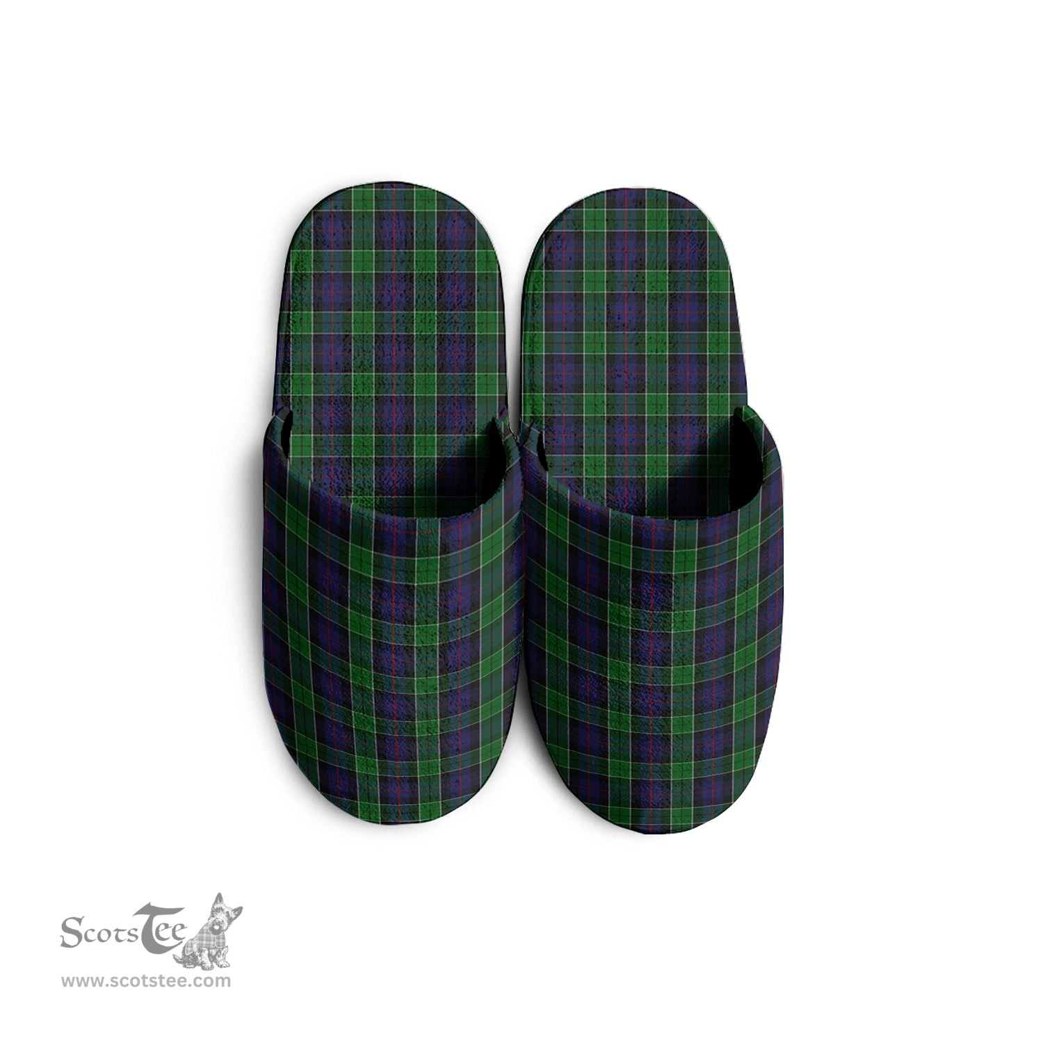 Scottish Leslie Hunting Clan Tartan House Slippers