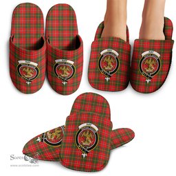 Scottish Hay Modern Clan Family Crest Tartan House Slippers