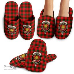 Scottish Kerr Modern Clan Family Crest Tartan House Slippers