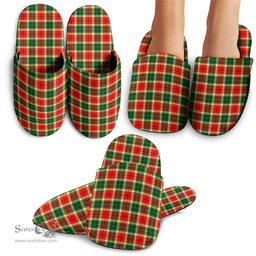 Scottish Gibsone (Gibson-Gibbs) Clan Tartan House Slippers