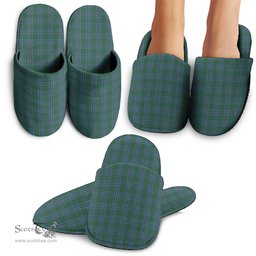 Scottish Irvine of Drum Clan Tartan House Slippers