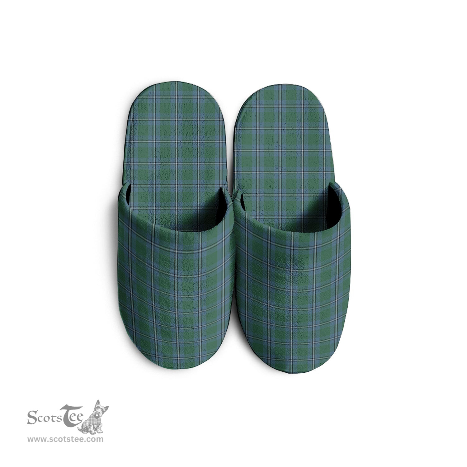 Scottish Irvine of Drum Clan Tartan House Slippers