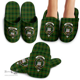 Scottish Kincaid Modern Clan Family Crest Tartan House Slippers