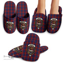 Scottish Graham of Menteith Red Clan Family Crest Tartan House Slippers