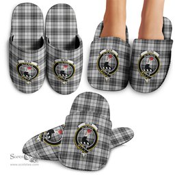 Scottish Glen Clan Family Crest Tartan House Slippers