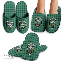 Scottish Kennedy Ancient Clan Family Crest Tartan House Slippers