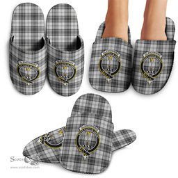 Scottish Glendinning Clan Family Crest Tartan House Slippers